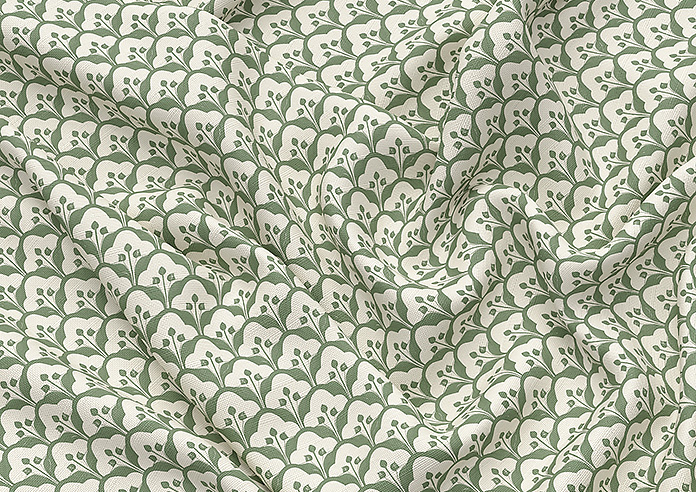 Scallop and Bud, Coriscon - Roman Blind - Image 4